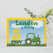 Invitation du Tractor Party : Âge de Cart (Debout devant)