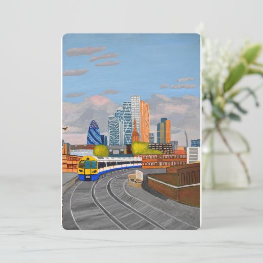 Invitation du train de Londres (Debout devant)