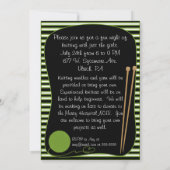 Invitation du Tricot partie (Dos)