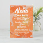 Invitation du Tropical Hawaiian Luau Graduation Pa (Debout devant)
