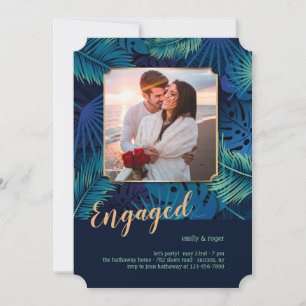 Invitation du Tropical Night Engagement Party