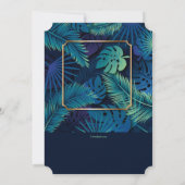 Invitation du Tropical Night Engagement Party (Dos)