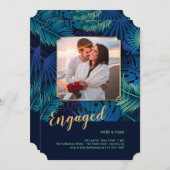 Invitation du Tropical Night Engagement Party (Devant / Derrière)
