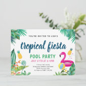 Invitation du Tropical Pool Party (Debout devant)