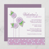 Invitation du Valentines (Devant / Derrière)