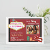 Invitation du Vegas Weekend Bachelorette Party (Cr (Debout devant)