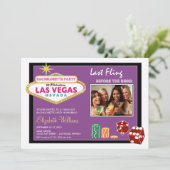 Invitation du Vegas Weekend Bachelorette Party (la (Debout devant)