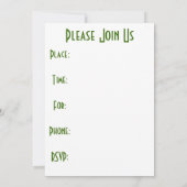 Invitation du vignoble (Dos)