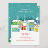 Invitation du village d'hiver (Devant / Derrière)