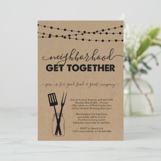 Invitation du voisinage (Debout devant)