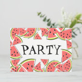 Invitation du Watermelon Pieces Party (Debout devant)