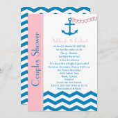 Invitation du Wedding shower de codes de couples n (Devant / Derrière)