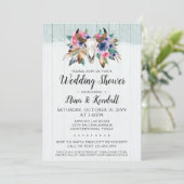 Invitation du Wedding shower de crâne de vache flo (Debout devant)