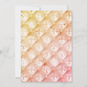 Invitation du Wedding shower de guêpe espagnol (Dos)