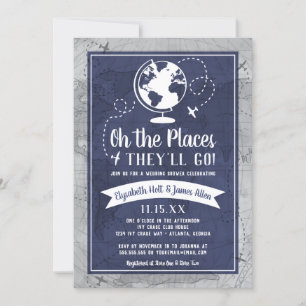 Invitation du Wedding shower de l'avion
