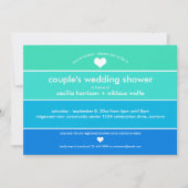 Invitation du Wedding shower Paint Swatch (Devant)