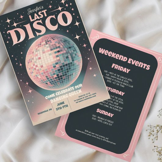 Invitation du week-end à la discothèque Dernière r
