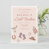 Invitation du week-end de Bachelorette Cowgirl du (Debout devant)