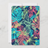 Invitation du week-end de bachelorette tropicale  (Dos)