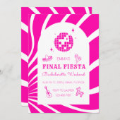 Invitation du week-end de fin de semaine de Fiesta (Devant / Derrière)