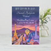 Invitation du week-end de Las Vegas Bachelorette (Debout devant)