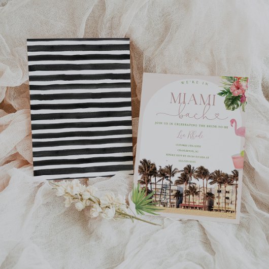 Invitation du week-end de Miami Bachelorette