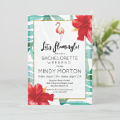 Invitation du week-end Flamingle Bachelorette (Debout devant)