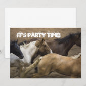 Invitation du Wild Horses Party (Devant / Derrière)