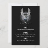 Invitation du Winged Hockey Party (Dos)