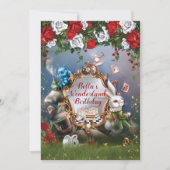 Invitation du Wonderland Party (Devant)