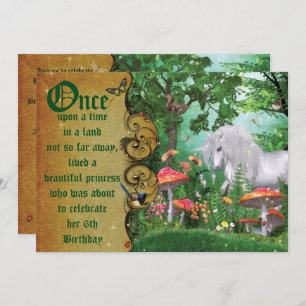 Invitation du Woodland Fairy Forest Party