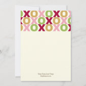 Invitation du XOXO Valentine's Party (Dos)