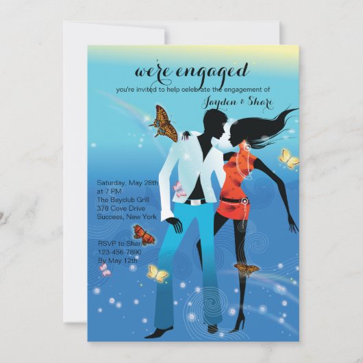 Invitation du Young Love Engagement Party (Devant)