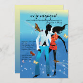 Invitation du Young Love Engagement Party (Devant / Derrière)