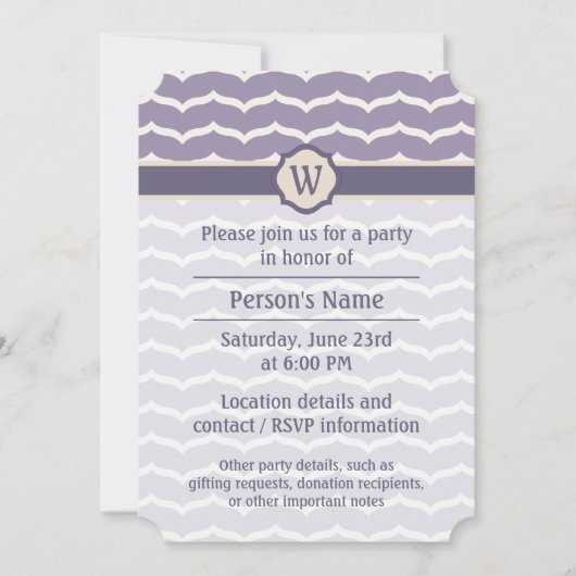 Invitation du Zigzag (Devant)