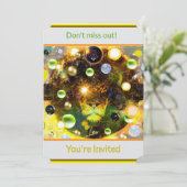 Invitation du zodiaque Lion Leo (Debout devant)