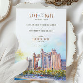 Invitation Dubaï Atlantis The Palm Save the Date