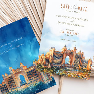 Invitation Dubaï Atlantis The Palm Save the Date