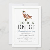 Invitation Duck Duck Deuce Classic Boy 2e anniversaire (Devant)