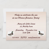 Invitation Duck Winter Solstice Party (Dos)