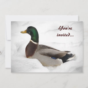 Invitation Duck Winter Solstice Party