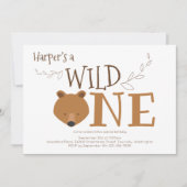 Invitation d'un animal sauvage (Devant)