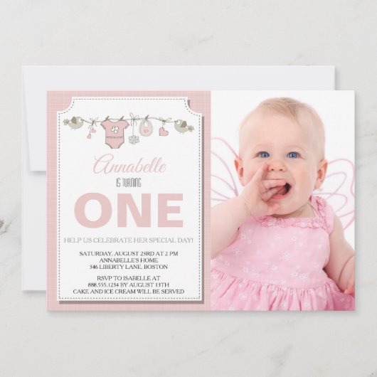 Invitation d'un anniversaire (Devant)