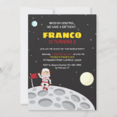 Invitation d'un astronaute sur la Lune (Devant)