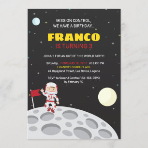 Invitation d'un astronaute sur la Lune