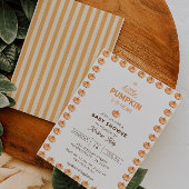 Invitation d'un Baby shower d'automne un peu Citro