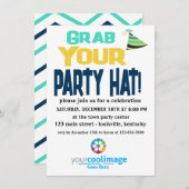 Invitation d'un Casquette de votre parti (Devant / Derrière)