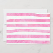 Invitation d'un chanteur d'aquarelle avec photo (Dos)