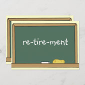 Invitation d'un enseignant à la retraite (Devant / Derrière)