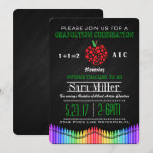 Invitation d'un enseignant de Crayon et Apple (Devant / Derrière)